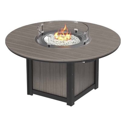 LuxCraft LFT60R — Coastal Gray & Black — Dining Height