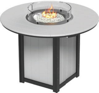 LuxCraft LFT60R — Bar Height / Dove Gray & Black; original 2026 manufacturer catalog image