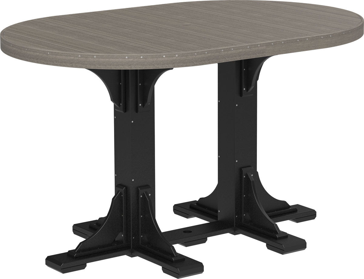 LuxCraft P46OT — Coastal Gray / Black — Bar Height