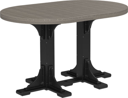LuxCraft P46OT — Coastal Gray / Black — Bar Height