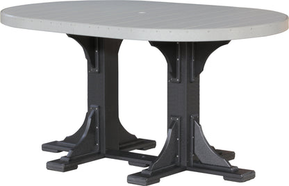 LuxCraft P46OT — Dove Gray / Black — Bar Height
