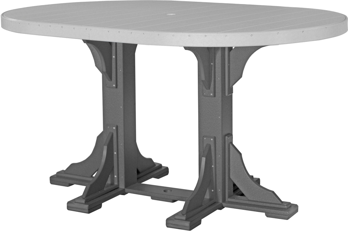 LuxCraft P46OT — Dove Gray / Slate — Bar Height