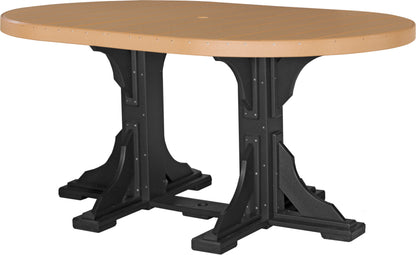 LuxCraft P46OT — Cedar / Black — Counter Height