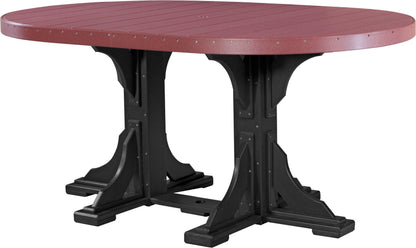 LuxCraft P46OT — Cherrywood / Black — Counter Height
