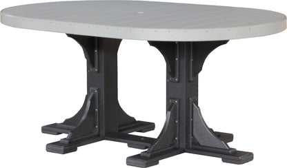 LuxCraft P46OT — Dove Gray / Black — Counter Height