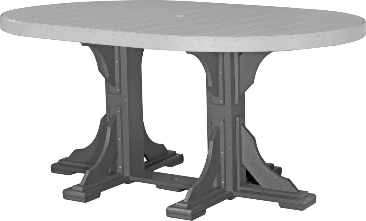 LuxCraft P46OT — Dove Gray / Slate — Counter Height