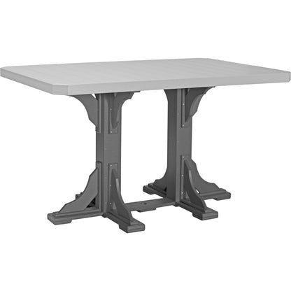 LuxCraft P46RT — Dove Gray / Slate — Bar Height