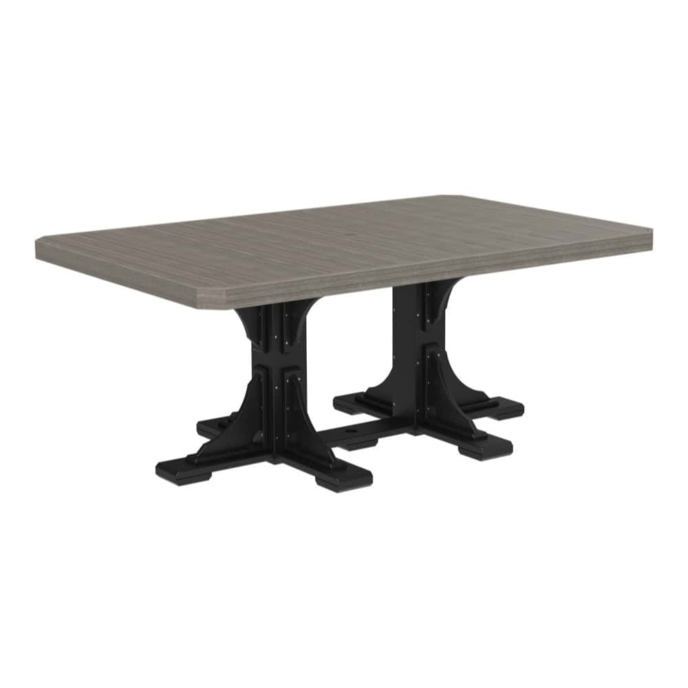 LuxCraft P46RT — Coastal Gray & Black — Dining Height