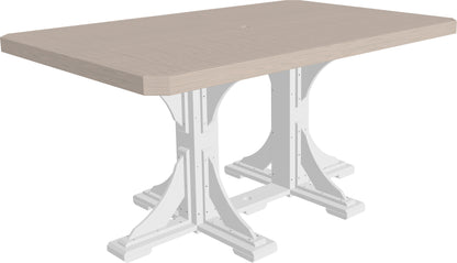 LuxCraft P46RT — Birch / White — Counter Height
