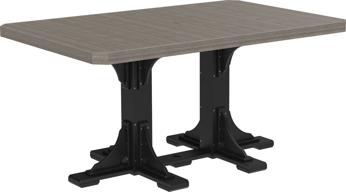 LuxCraft P46RT — Coastal Gray / Black — Counter Height