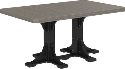 LuxCraft P46RT — Coastal Gray / Black — Counter Height