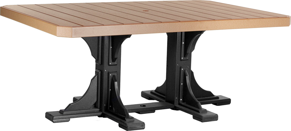 LuxCraft P46RT — Cedar / Black — Dining Height