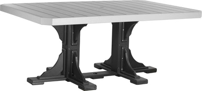 LuxCraft P46RT — Dove Gray / Black — Dining Height