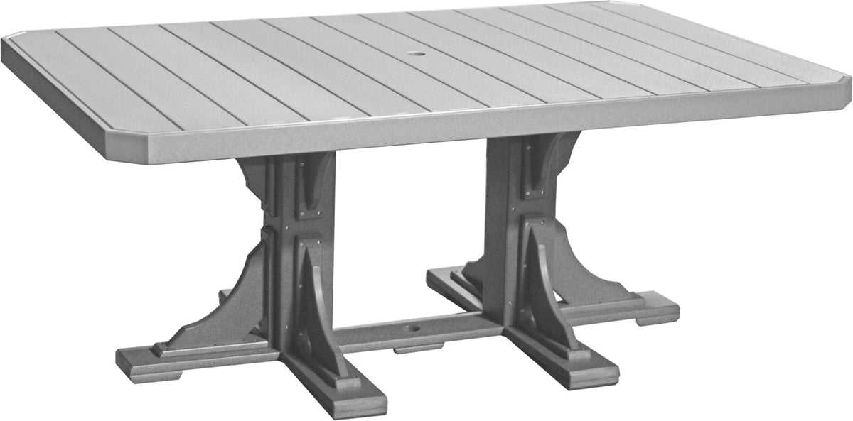 LuxCraft P46RT — Dove Gray / Slate — Dining Height