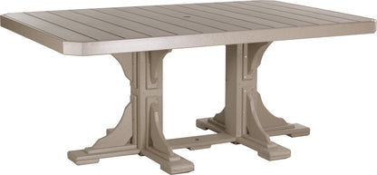 LuxCraft P46RT — Weatherwood — Dining Height