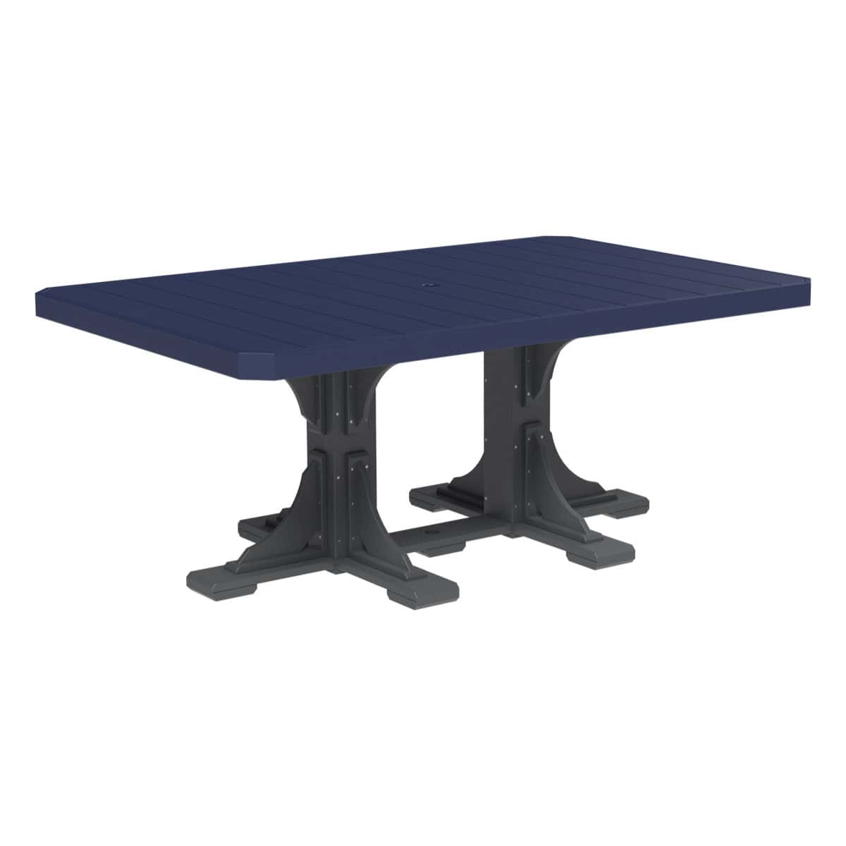 LuxCraft P46RT — Patriot Blue & Slate — Dining Height