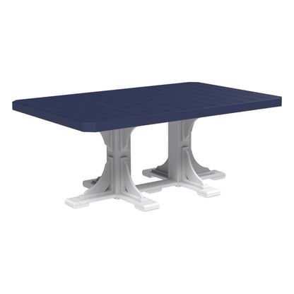 LuxCraft P46RT — Patriot Blue & White — Dining Height