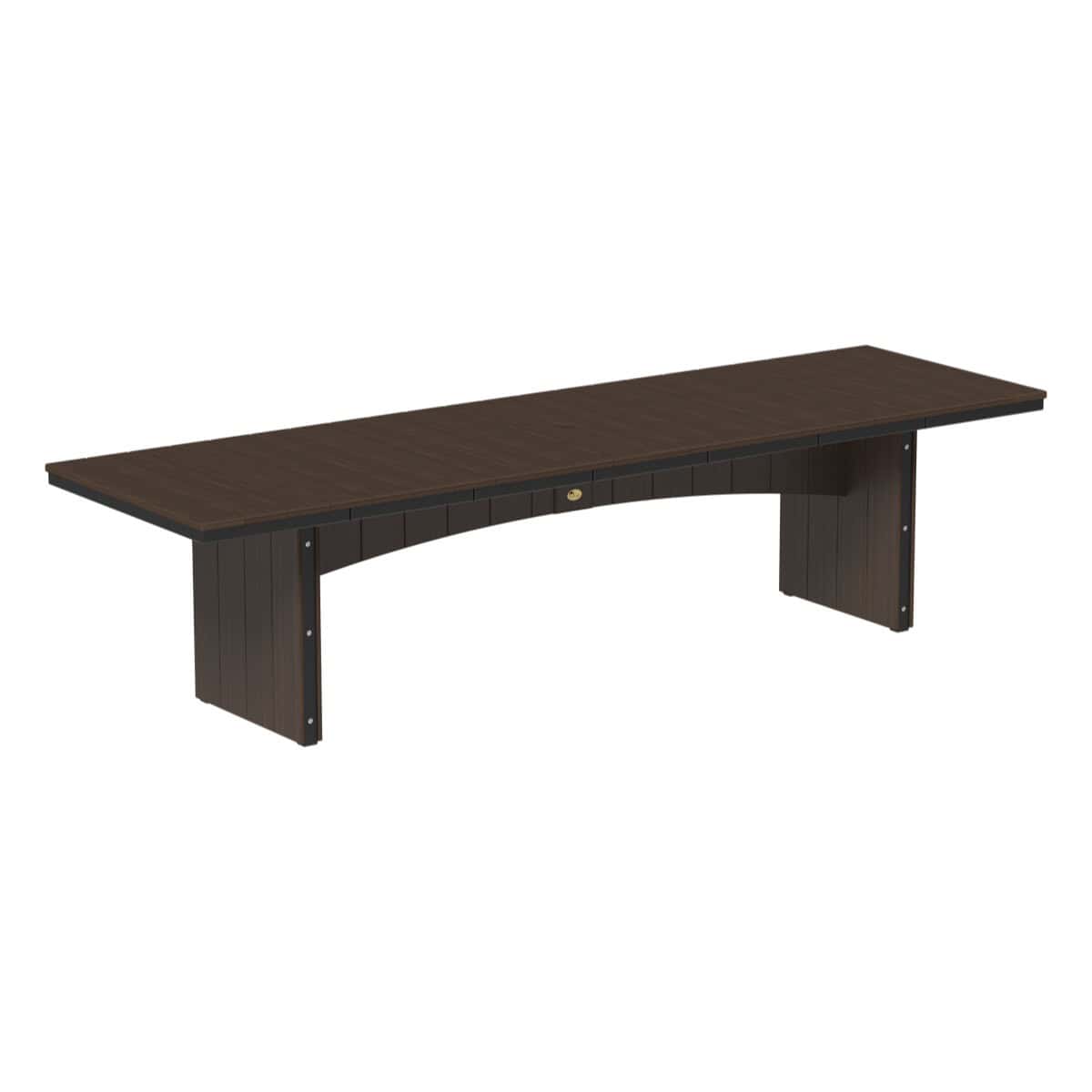 LuxCraft UDT310R — Brazilian Walnut & Black — Dining Height