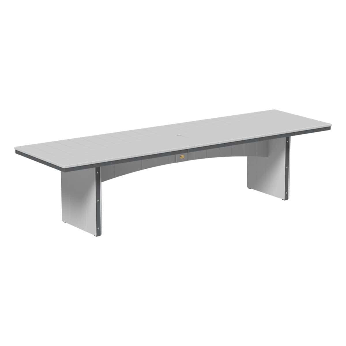 LuxCraft UDT310R — Dove Gray & Slate — Dining Height