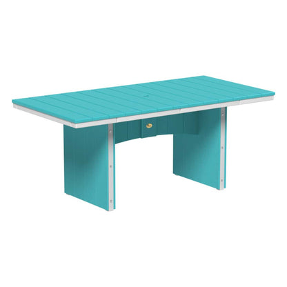 LuxCraft UDT36R — Aruba Blue & White — Dining Height