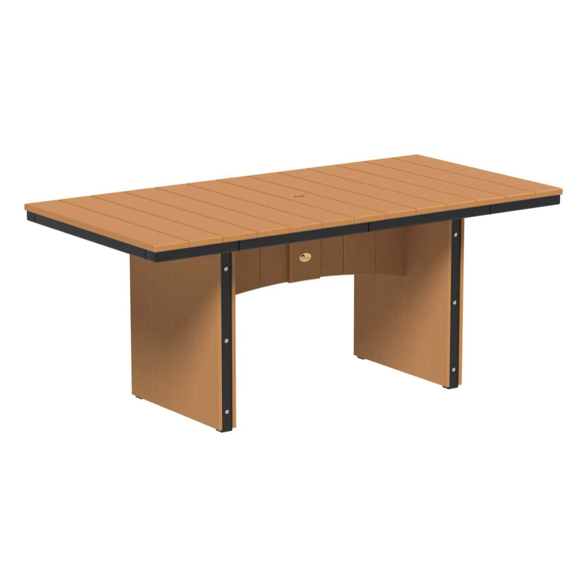 LuxCraft UDT36R — Cedar & Black — Dining Height