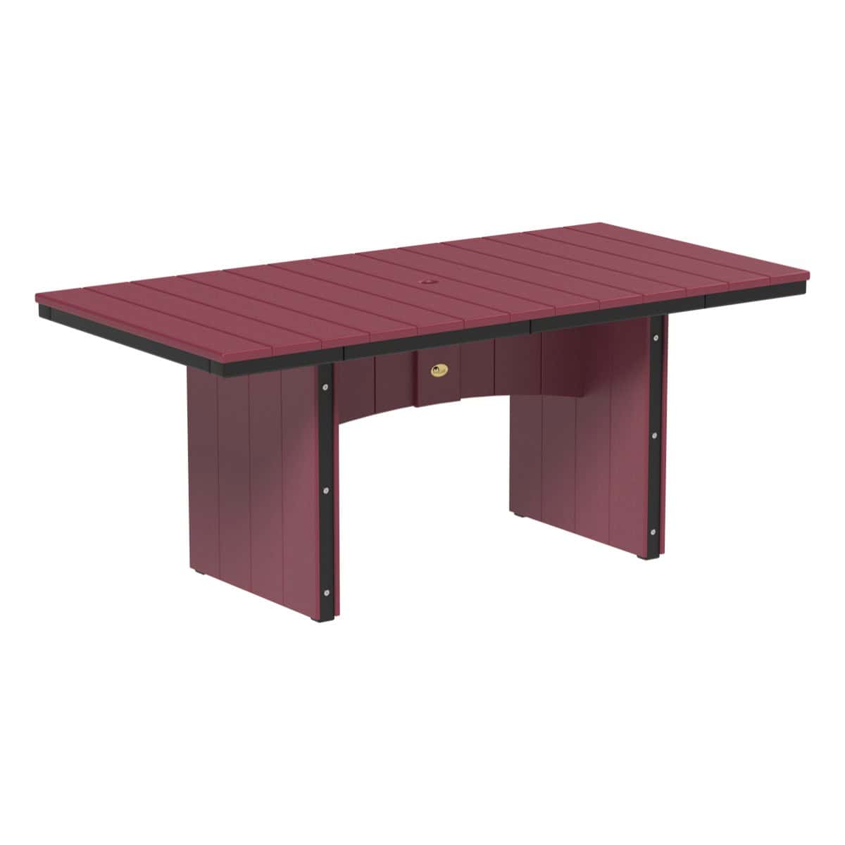 LuxCraft UDT36R — Cherrywood & Black — Dining Height