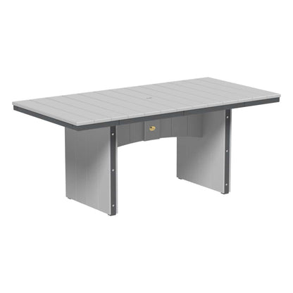 LuxCraft UDT36R — Dove Gray & Slate — Dining Height