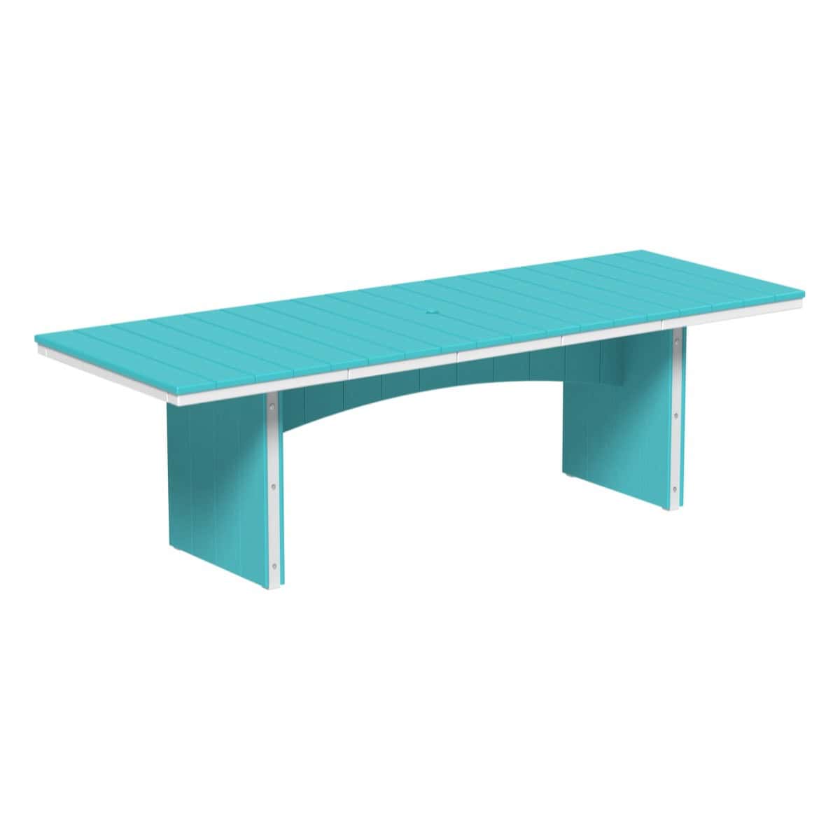 LuxCraft UDT38R — Aruba Blue & White — Dining Height