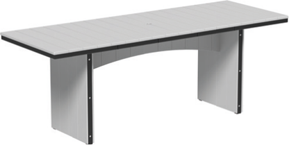 LuxCraft UDT38R — Counter Height / Dove Gray & Black; original 2026 manufacturer catalog image