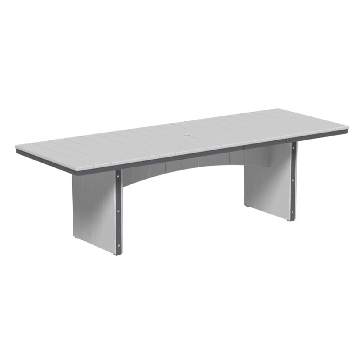 LuxCraft UDT38R — Dove Gray & Slate — Dining Height