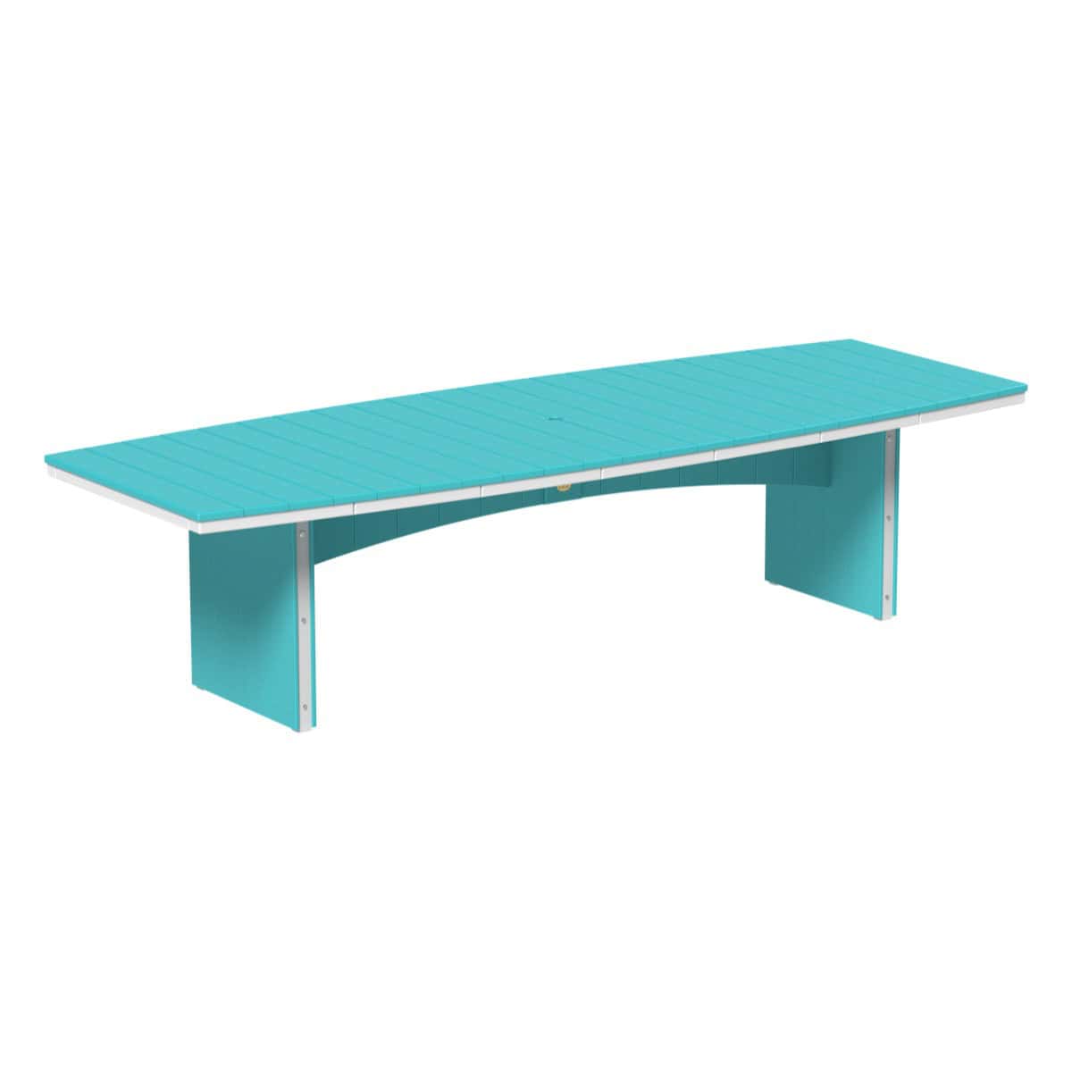 LuxCraft UDT410O — Aruba Blue & White — Dining Height