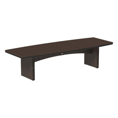 LuxCraft UDT410O — Brazilian Walnut & Black — Dining Height