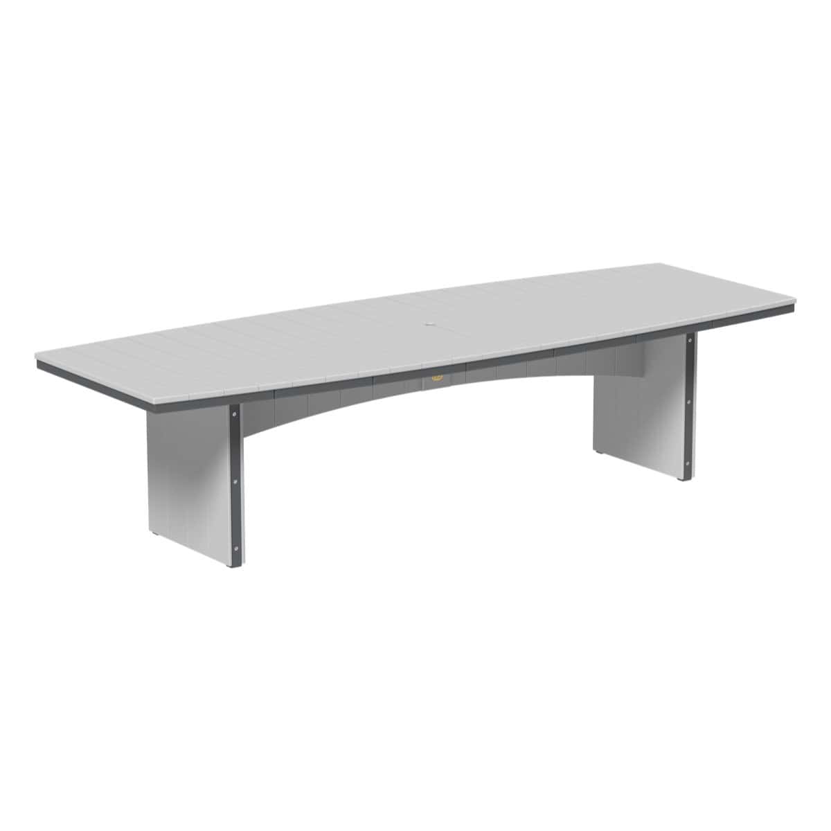LuxCraft UDT410O — Dove Gray & Slate — Dining Height