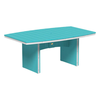 LuxCraft UDT46O — Aruba Blue & White — Dining Height