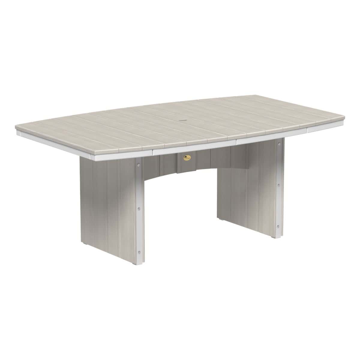 LuxCraft UDT46O — Birch & White — Dining Height