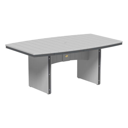 LuxCraft UDT46O — Dove Gray & Slate — Dining Height