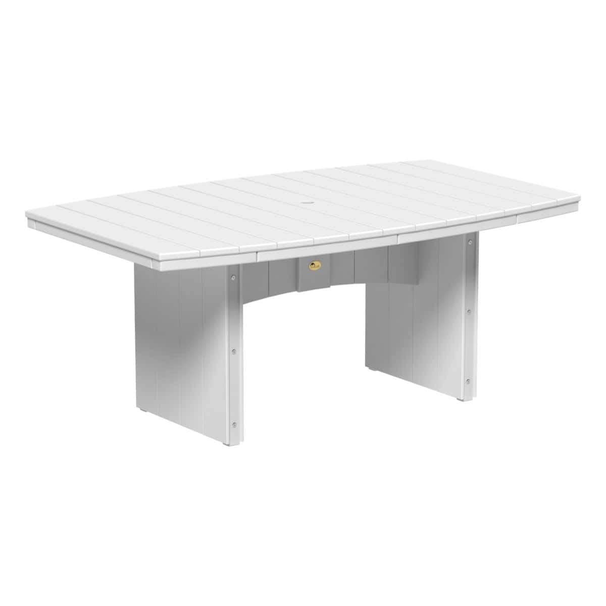 LuxCraft UDT46O — White — Dining Height