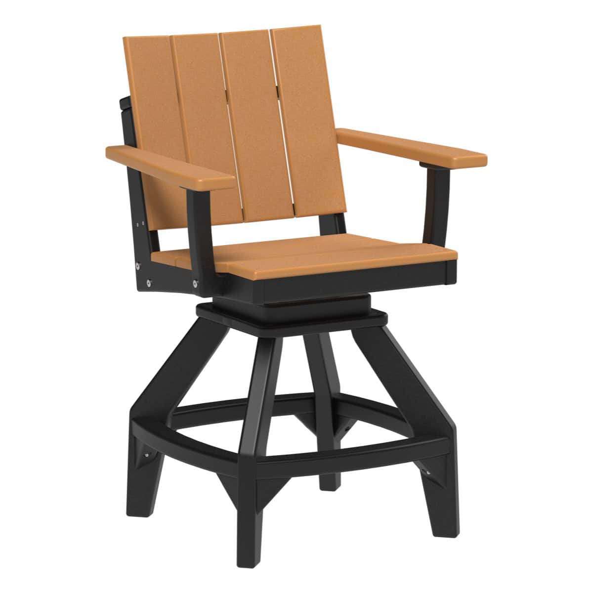 LuxCraft USWC — Counter Height / Cedar & Black