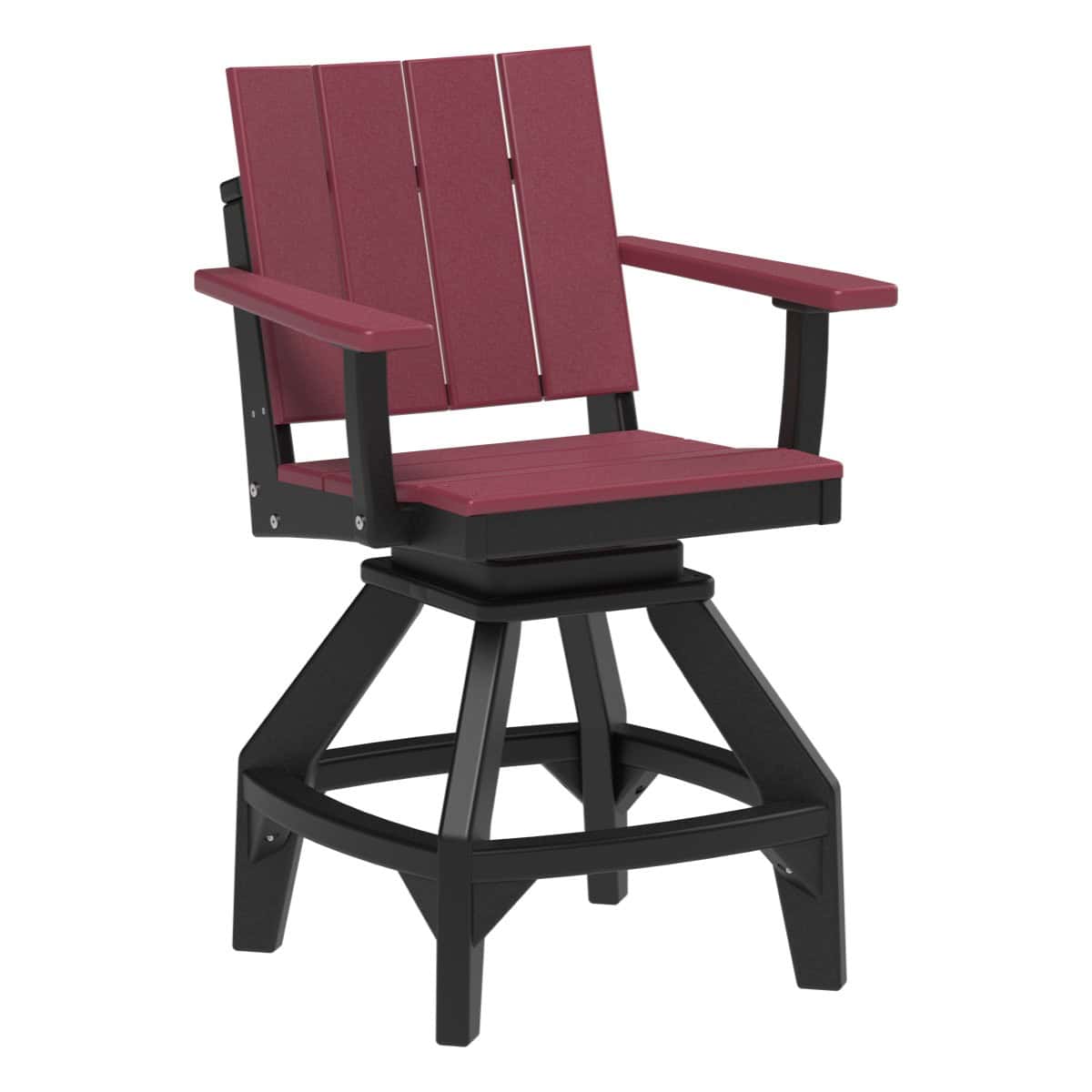 LuxCraft USWC — Counter Height / Cherrywood & Black