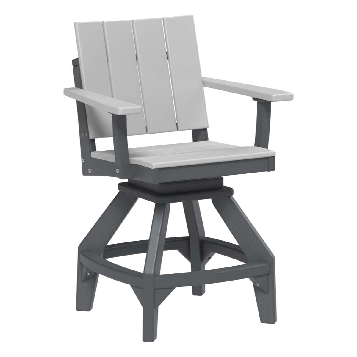 LuxCraft USWC — Counter Height / Dove Gray & Slate