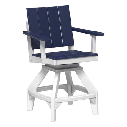 LuxCraft USWC — Counter Height / Patriot Blue & White