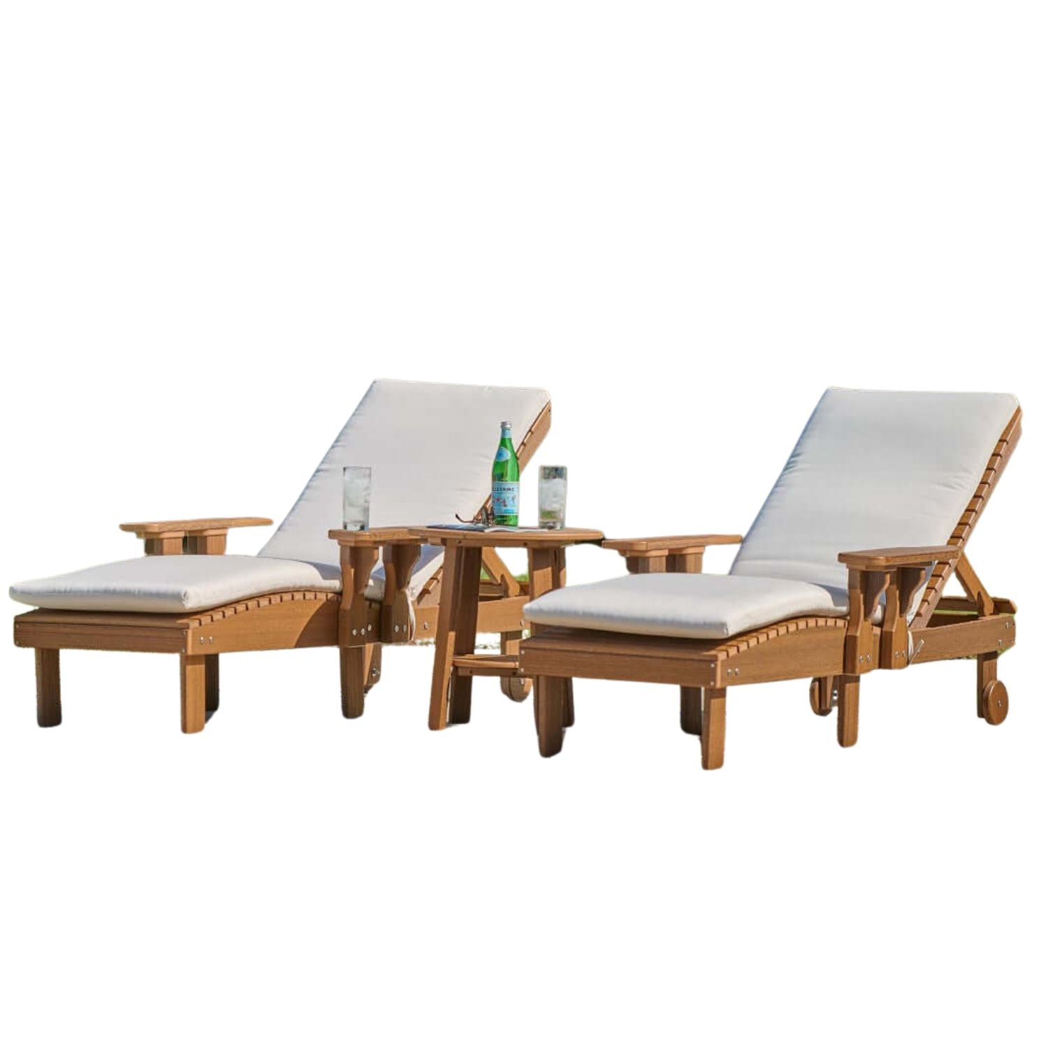 LuxCraft Lounge Chair 3-Piece Set