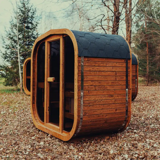 Mande Spa USA MW12 outdoor sauna, supplier photo