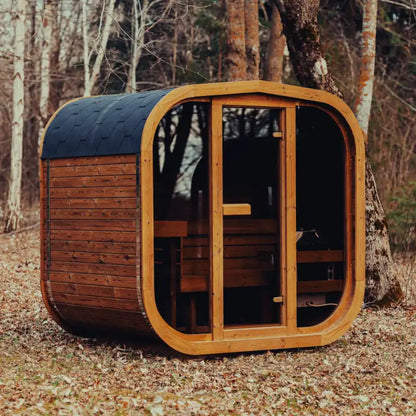 Mande Spa USA MW16 outdoor sauna, supplier photo