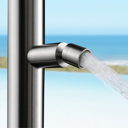 MODLAND RB1340 supplier detail: Brushed-nickel lower rinse spout running water