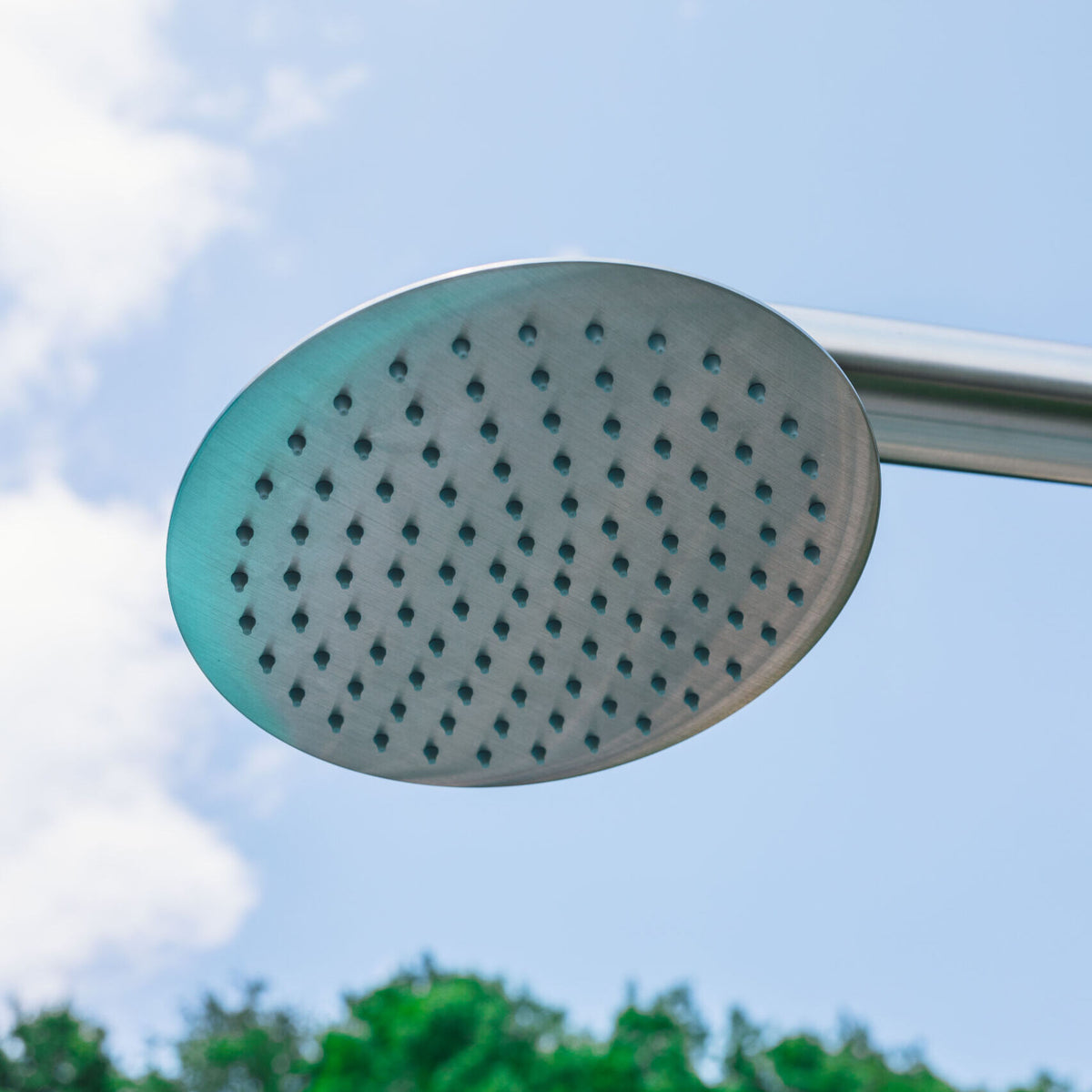 Rain Therapy Round Rain Head and Hand Shower – PS PH-1051, manufacturer photograph: rain head detail