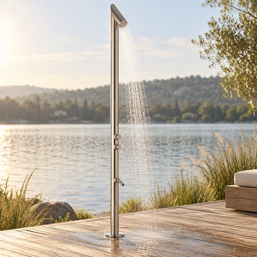 Rain Therapy Rain Head and Foot Jet – PS PH-1092 in an outdoor lifestyle scene