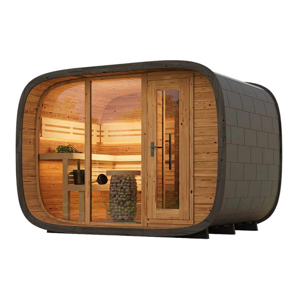 Leil Round Cube Double Sauna