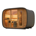 Leil Round Cube Double Sauna