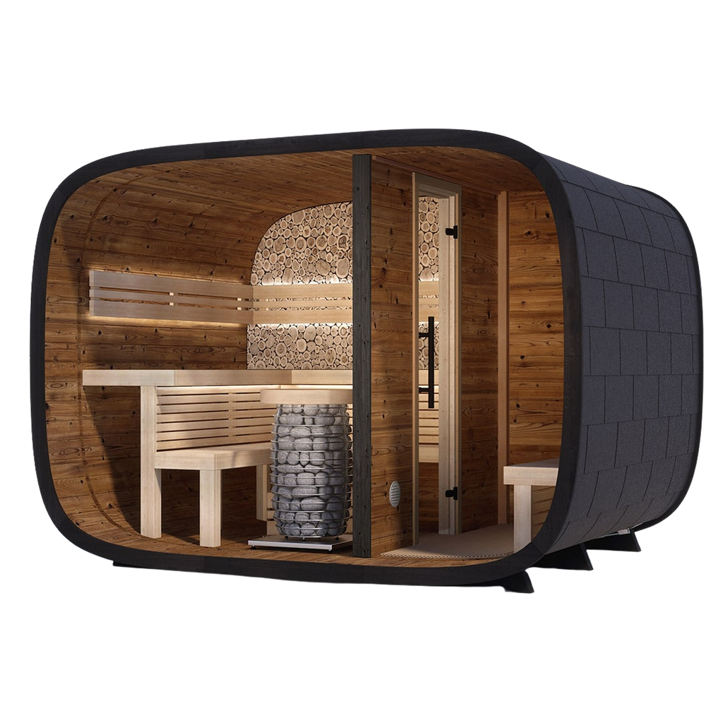 Leil Round Cube Double Sauna